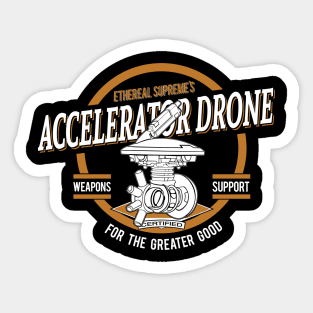 Accelerator Drone Sticker